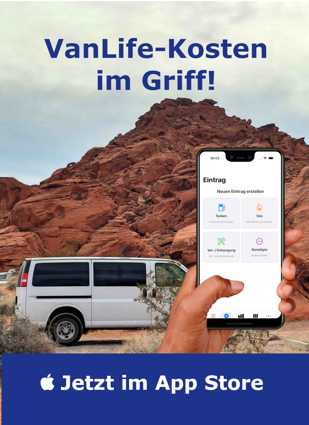 Camper am See bei Sonnenuntergang